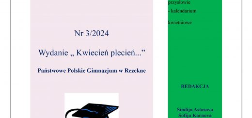 Nr 4/2024 Wydanie „A w maju? Jak to w maju…radość”