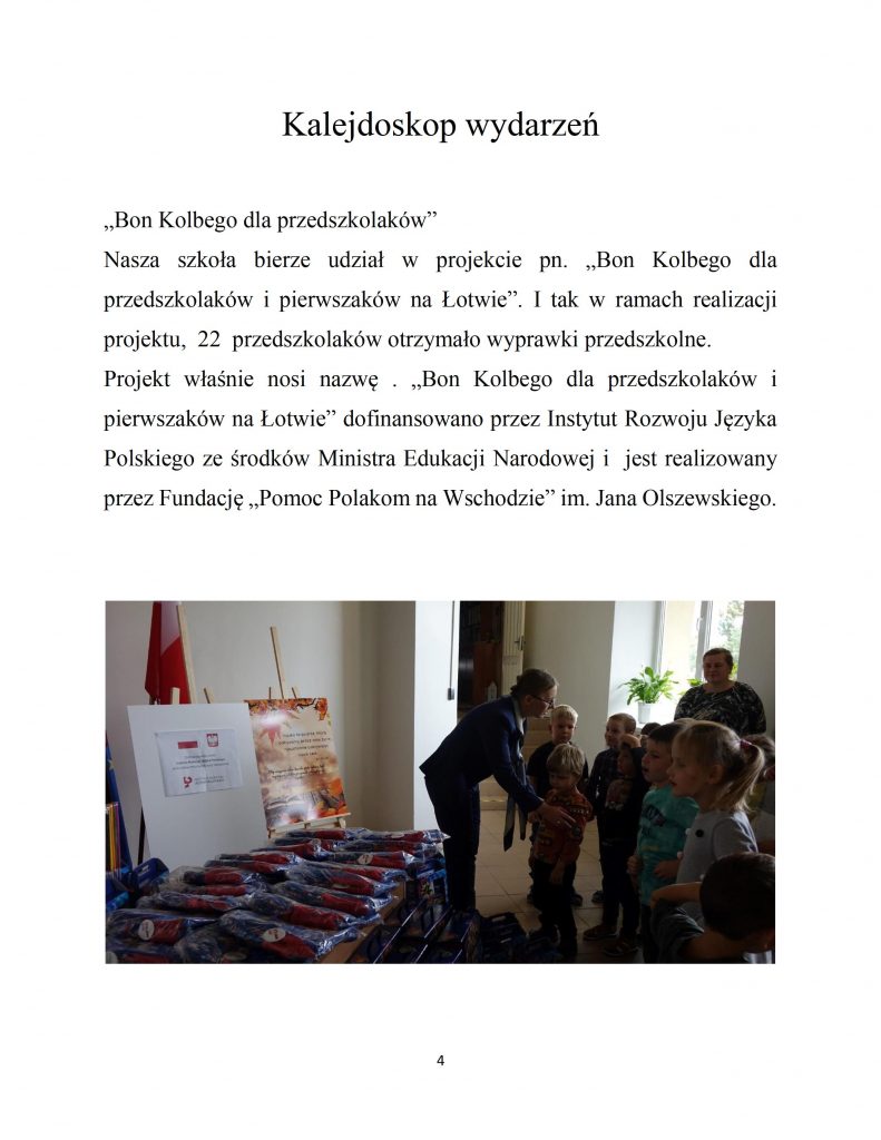 GAZETKA SZKOLNA - PAŃSTWOWE POLSKIE GIMNAZJUM W REZEKNE Nr 2 październik