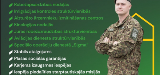 Karjeras iespejas Valsts robežsardzē!