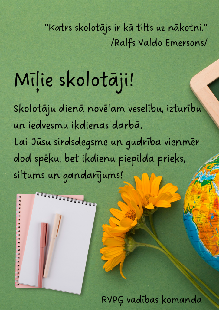 Sveiciens skolotaju dienā