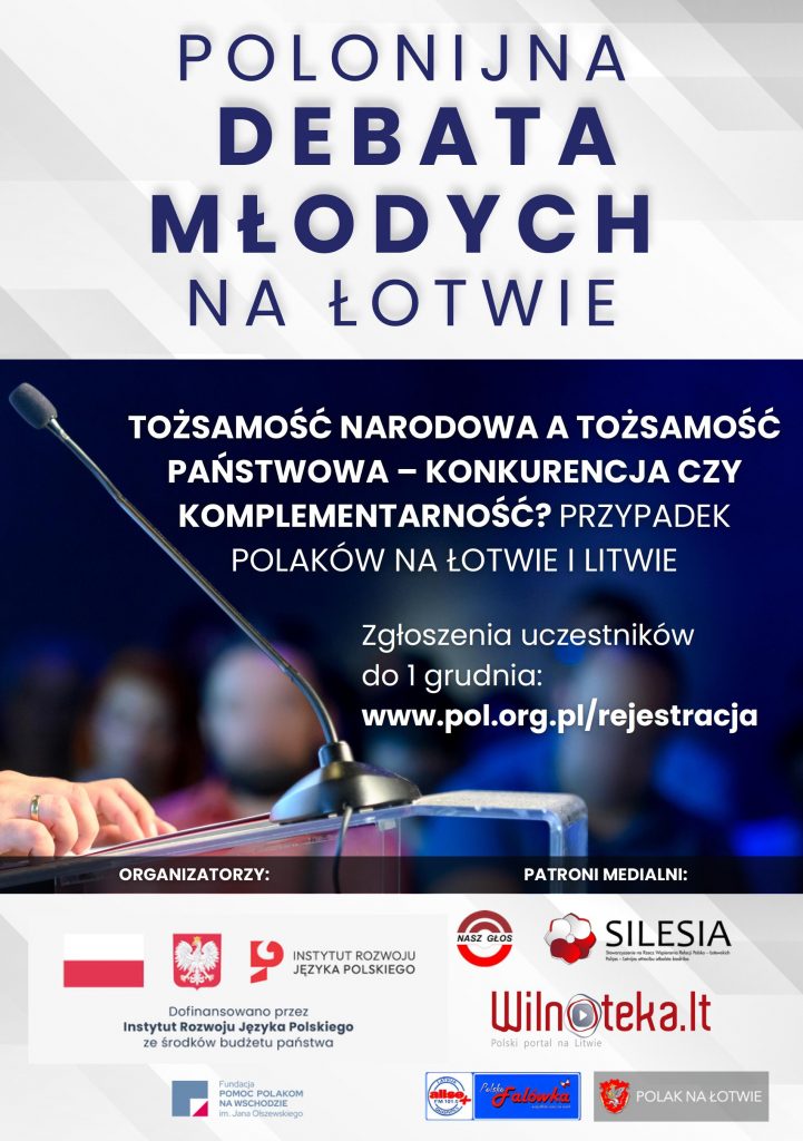 Polonijne Debaty Młodych w Rydze – zgłoszenia do 1 grudnia!