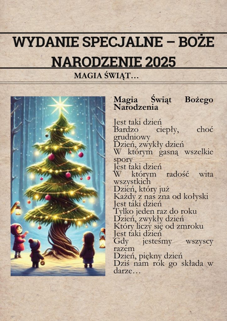 WYDANIE SPECJALNE – BOŻE NARODZENIE 2025