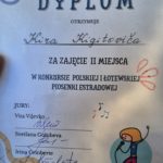 Mūsu skolnieču panākumi latviešu un poļu estrādes dziesmu konkursā Daugavpilī