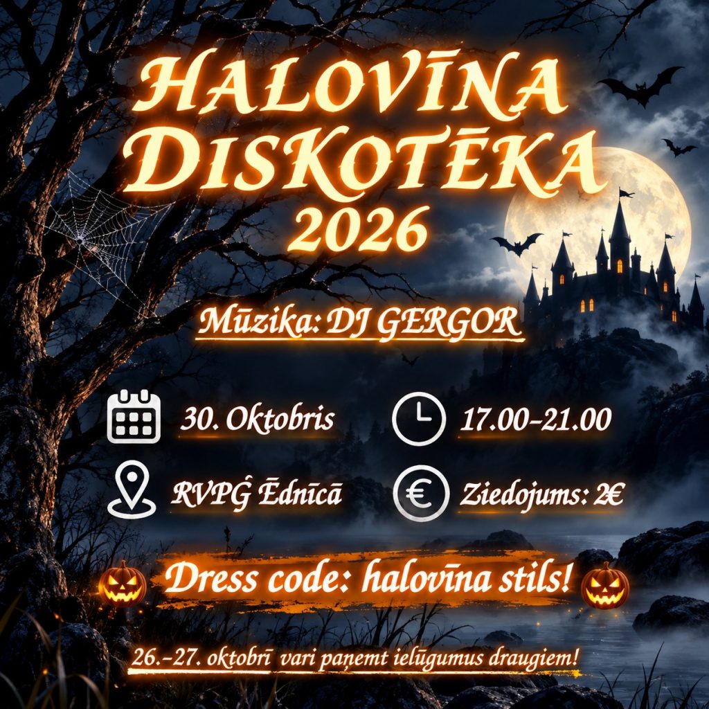 Halovīna diskotēka