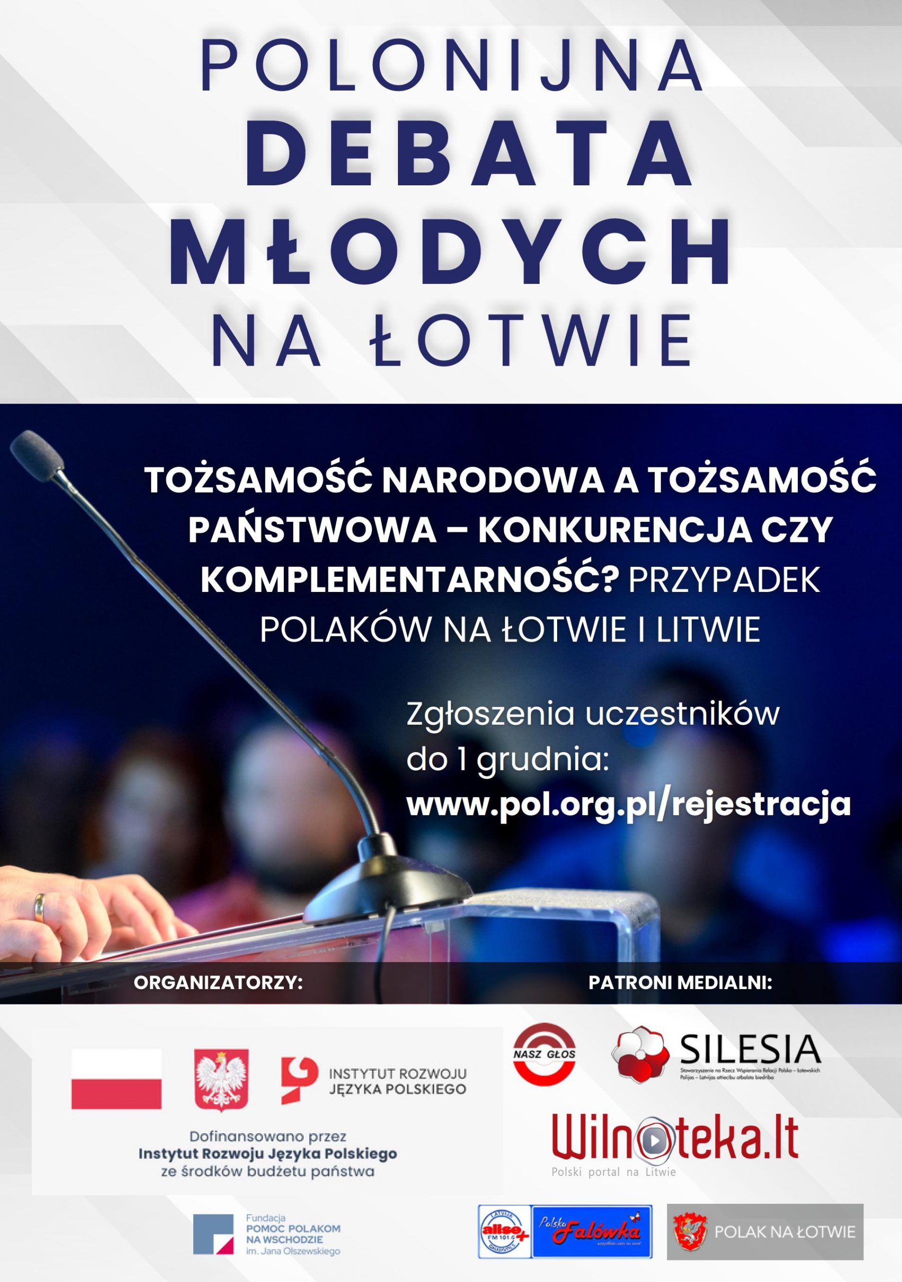Polonijne Debaty Młodych w Rydze – zgłoszenia do 1 grudnia!