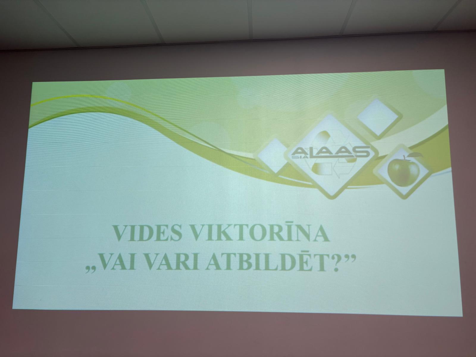 Karjeras nedēļā skolēni izzināja ilgtspēju un zaļās prasmes nākotnes karjerai!