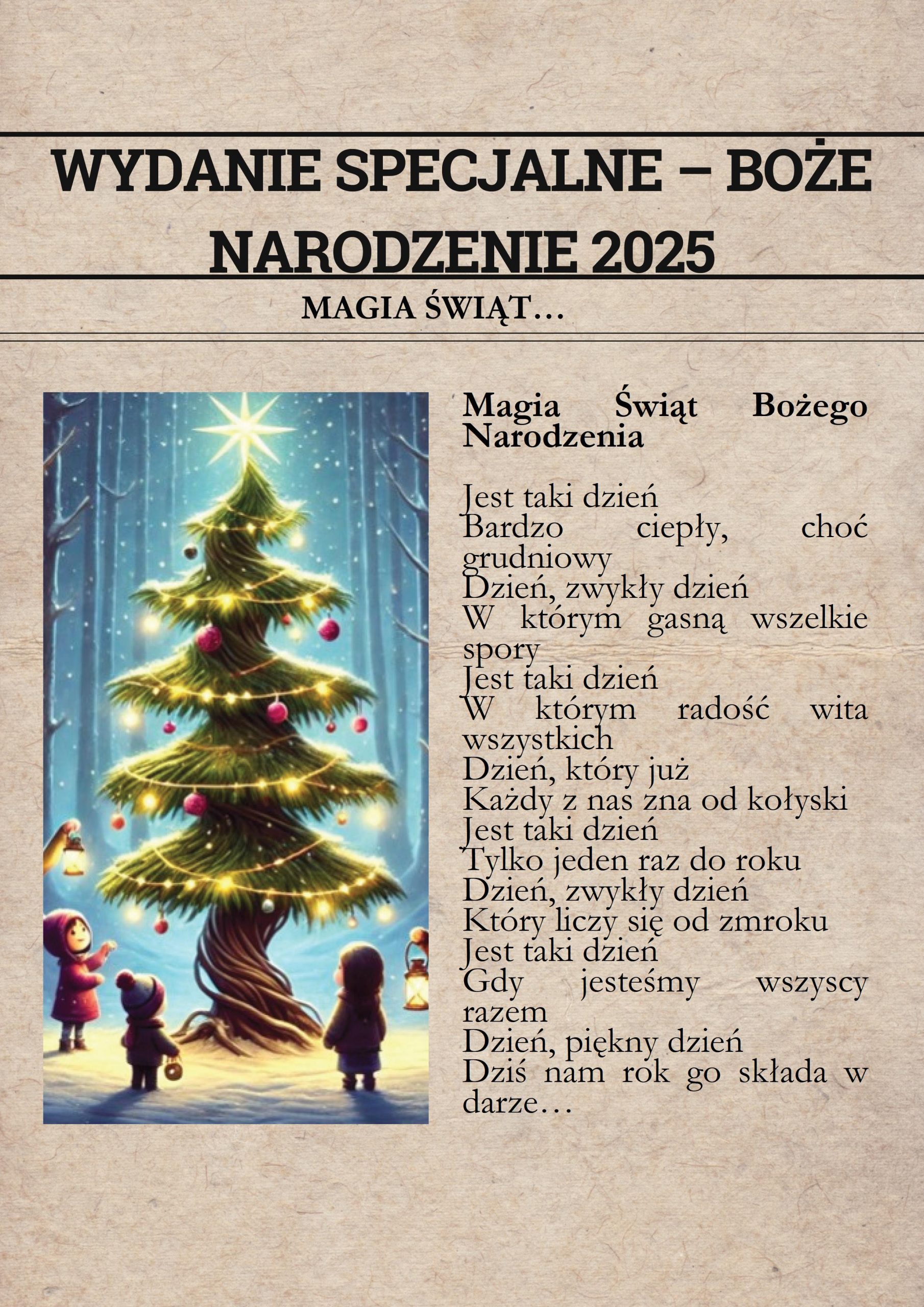 WYDANIE SPECJALNE – BOŻE NARODZENIE 2025