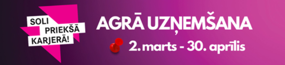 Agrā uzņemšana LU Banku augstskolā un atvērto durvju diena!