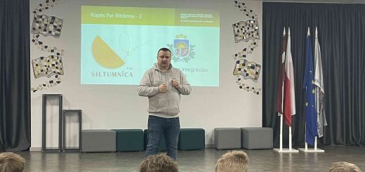 Projekta “Rūpes par rītdienu 2” nodarbība