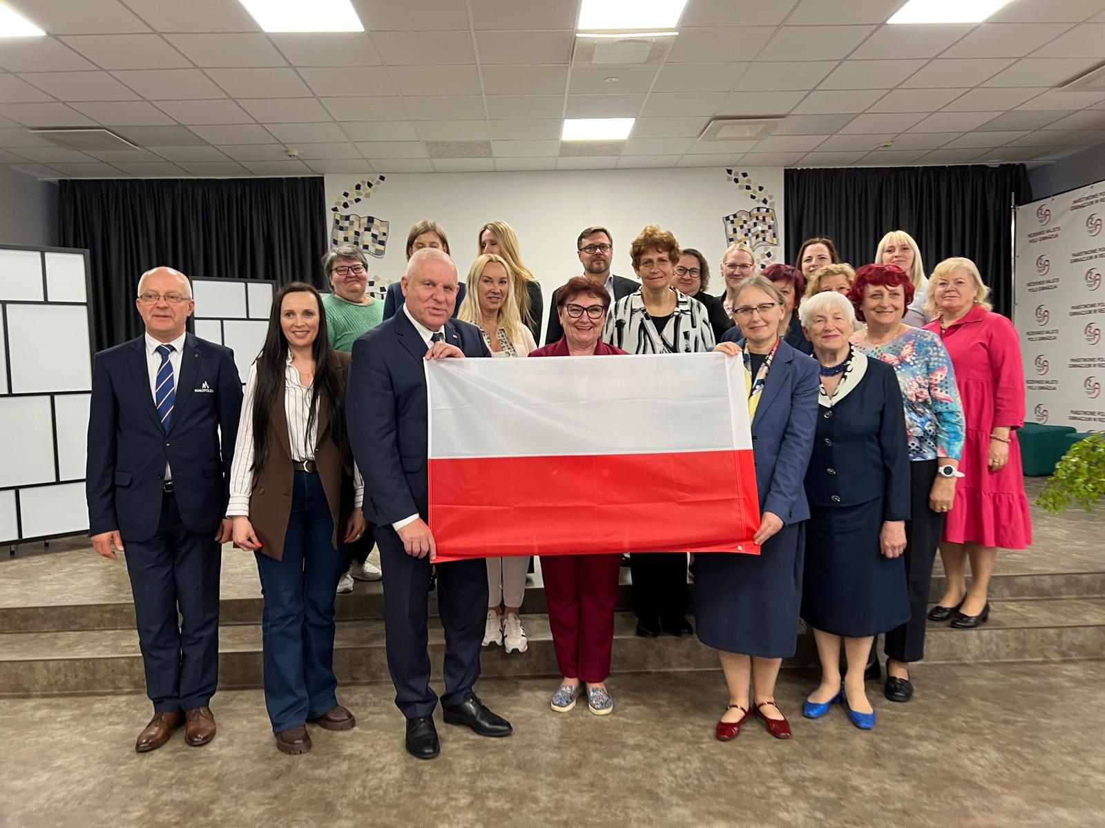 Wizyta delegacji Województwa Małopolskiego w Państwowym Polskim Gimnazjum w Rezekne