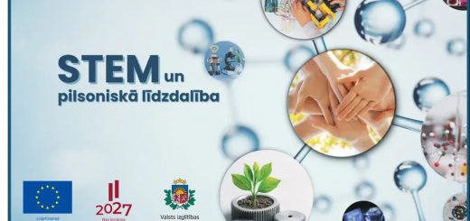 ESF Plus projekts "STEM un pilsoniskās līdzdalības norises plašākai izglītības pieredzei un karjeras izvēlei”