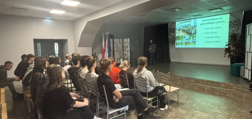RTU Rēzeknes akadēmijas pārstāvji viesojas skolā