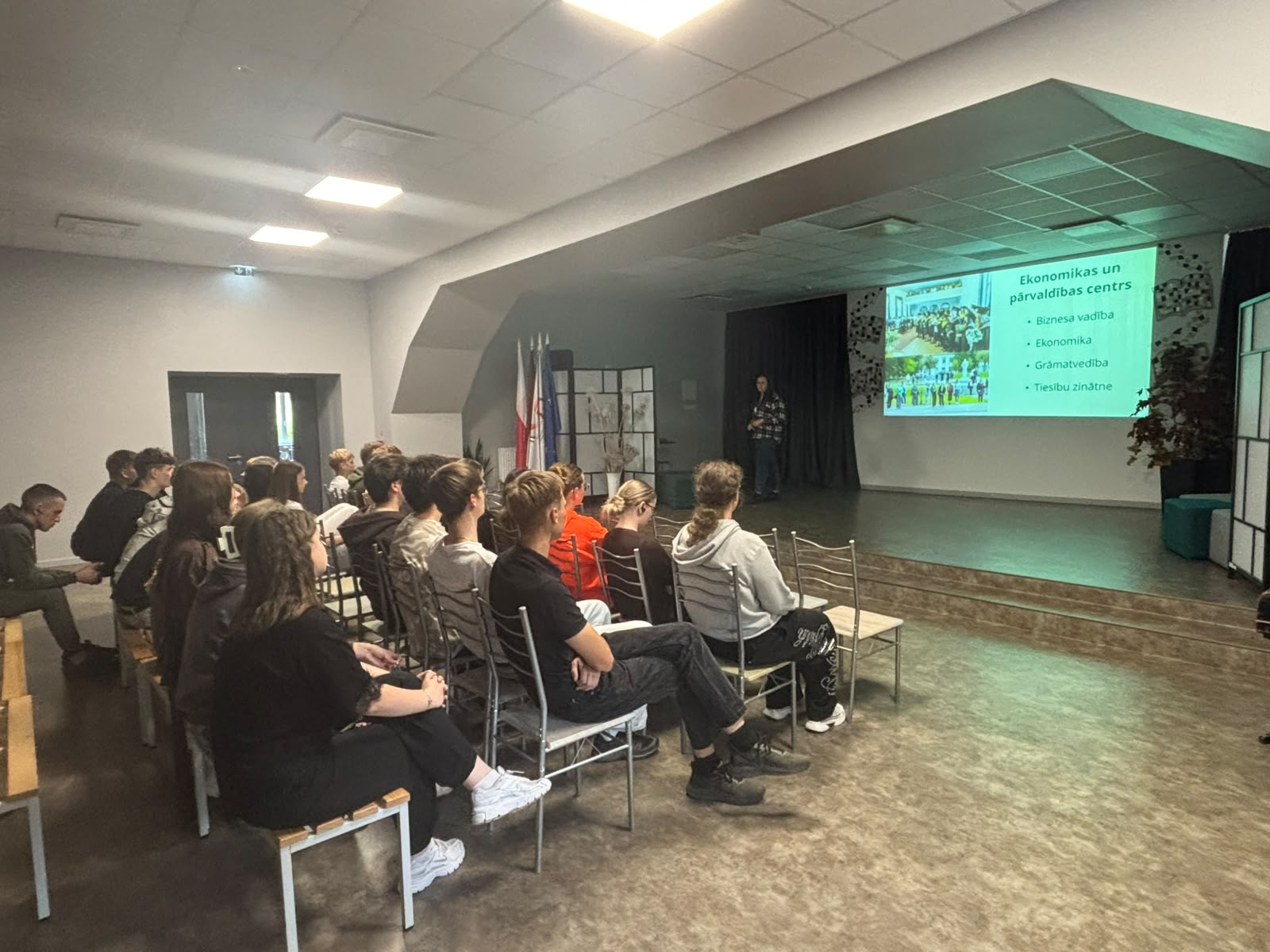 RTU Rēzeknes akadēmijas pārstāvji viesojas skolā