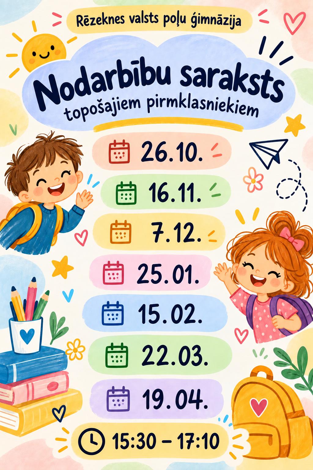Nodarbību saraksts