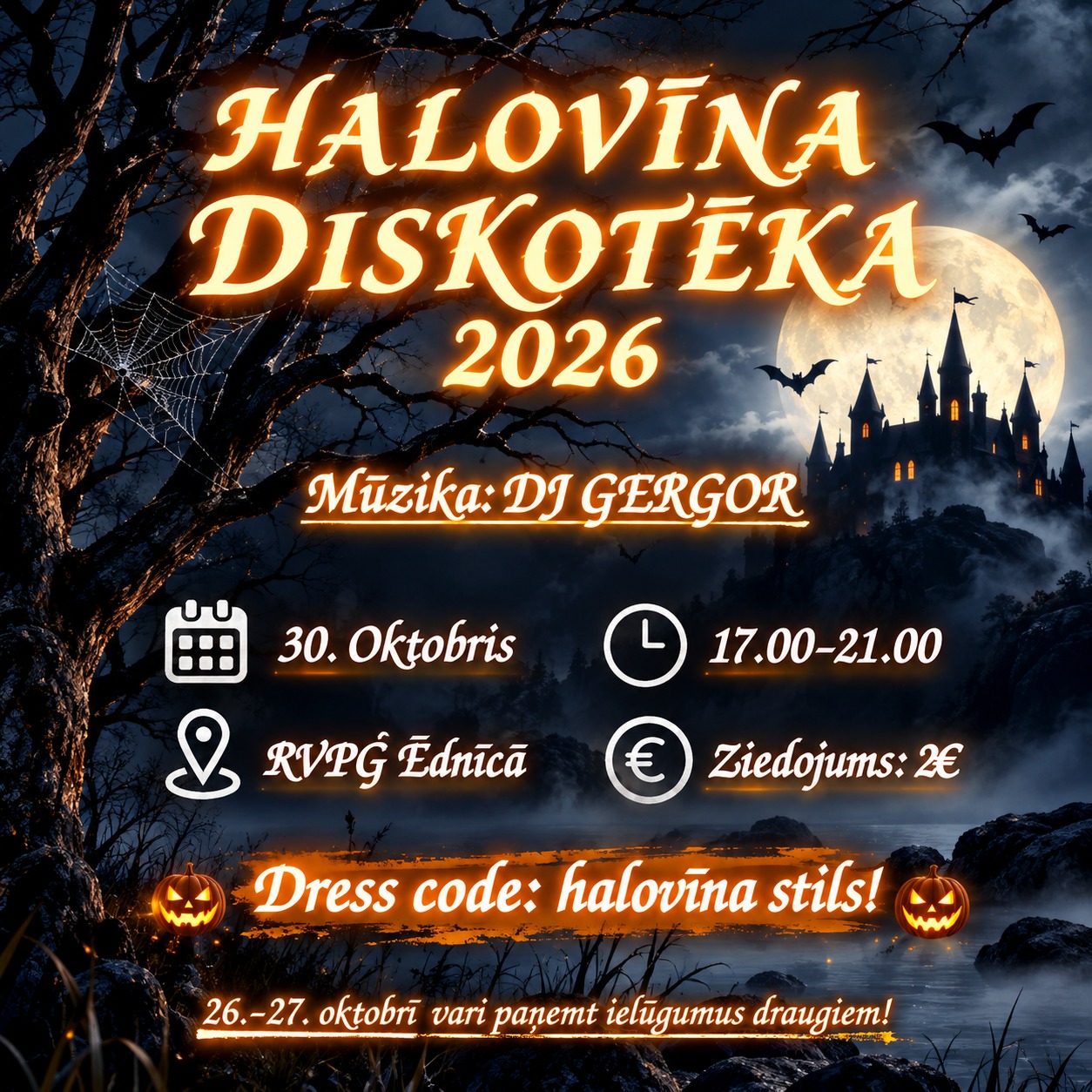 Halovīna diskotēka