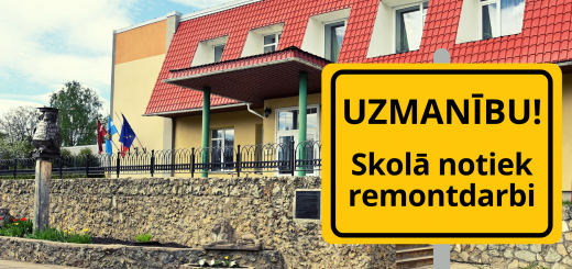 UZMANĪBU NOTIEK REMONTDARBI